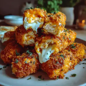 Buffalo Chicken Mozzarella Sticks Recipe