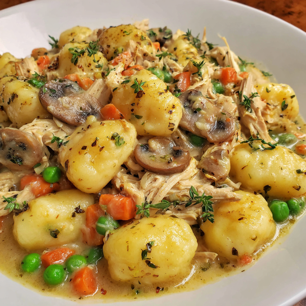Gnocchi Chicken Pot Pie