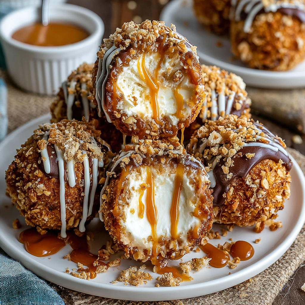 Salted Caramel Pretzel Cheesecake Balls