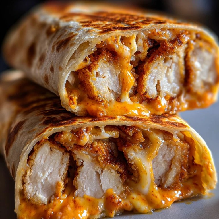 Cheesy Crispy Chicken Wrap