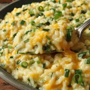 Cheesy Jalapeño Rice