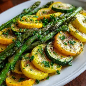 Healthy Roasted Vegetables with Asparagus