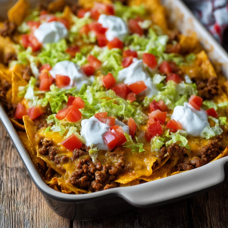 Walking Taco Casserole