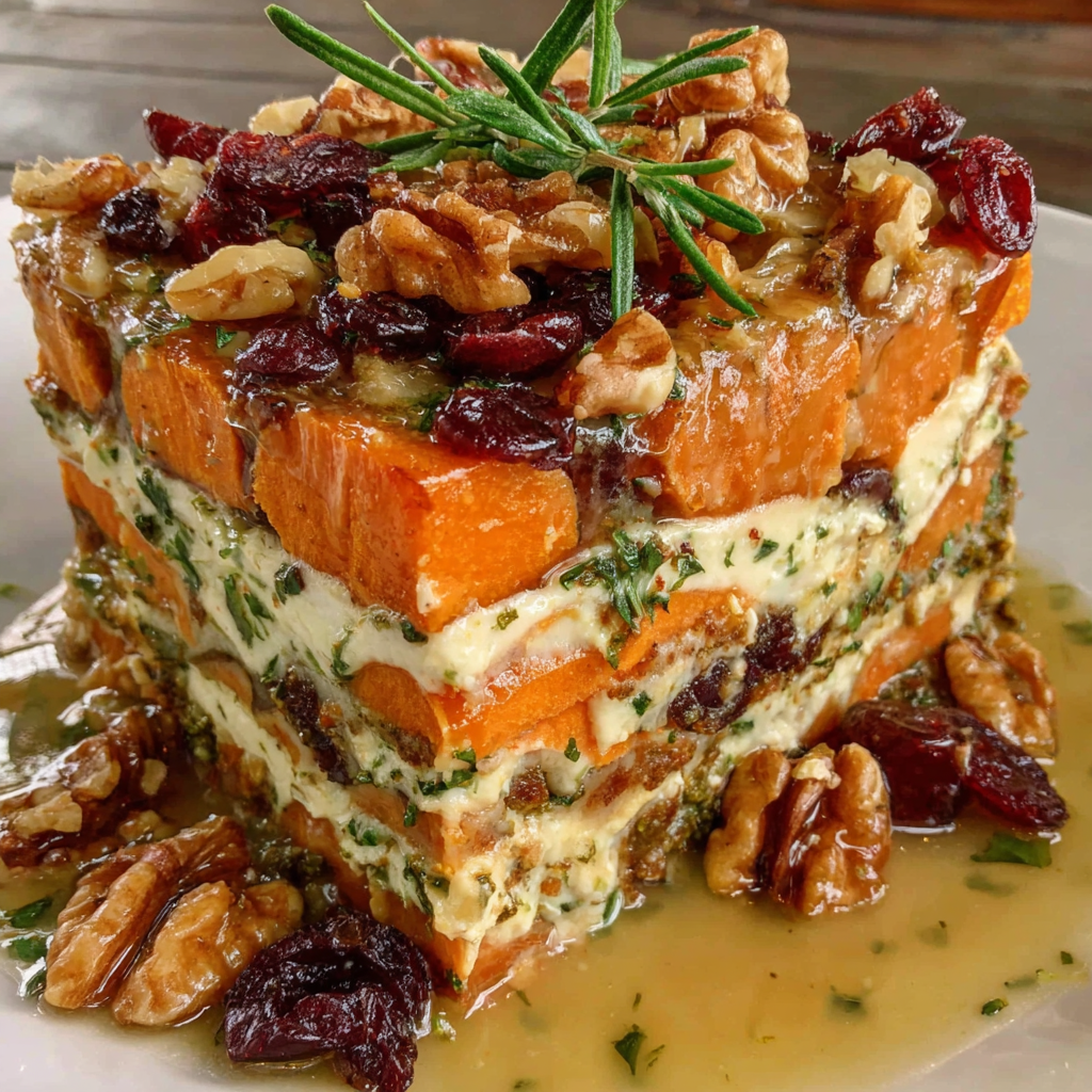 Layered Sweet Potato Lasagna