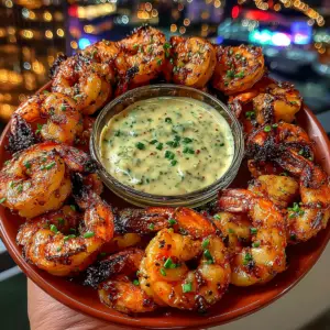 Honey Lime Shrimp Bites with Creamy Cilantro Dip