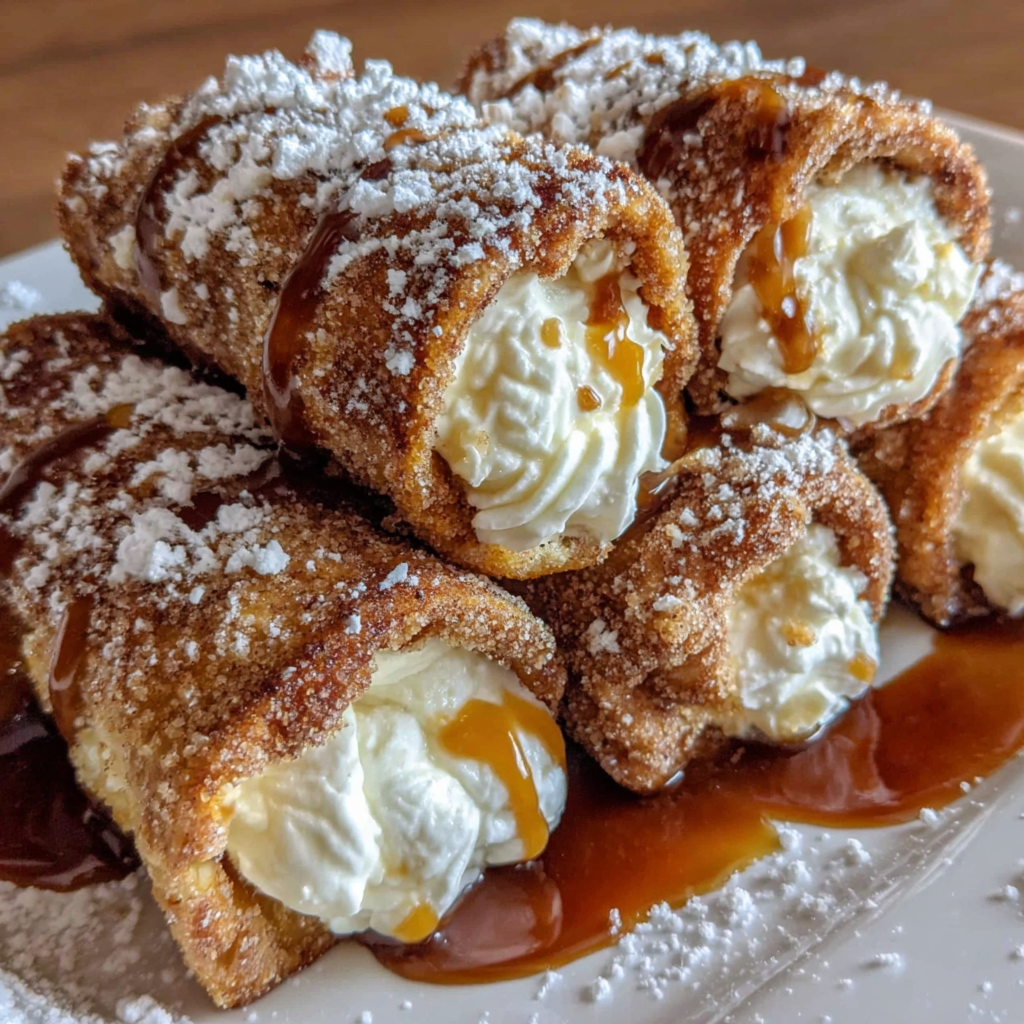 Cinnamon Roll Cheesecake Chimichanga