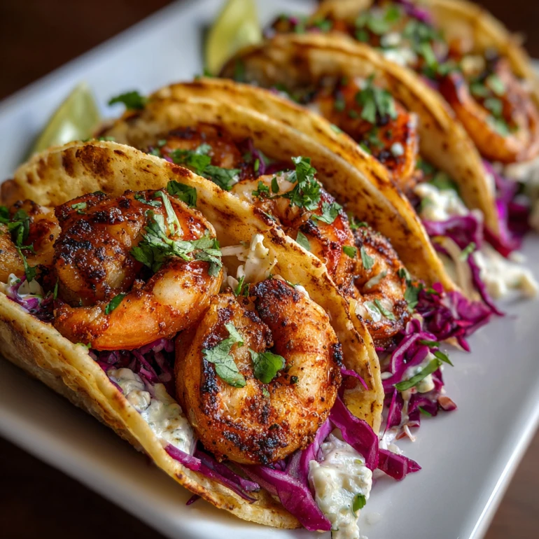 Spicy Chipotle Shrimp Tacos