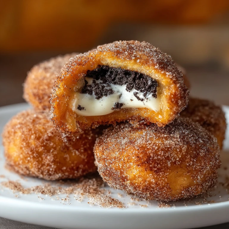 Churro Fried Oreos