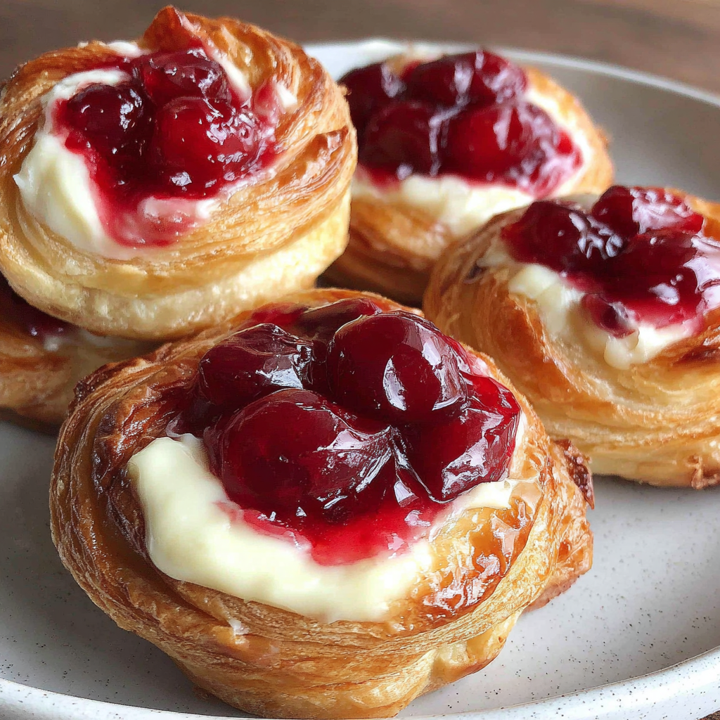 4 Ingredient Cherry Danish