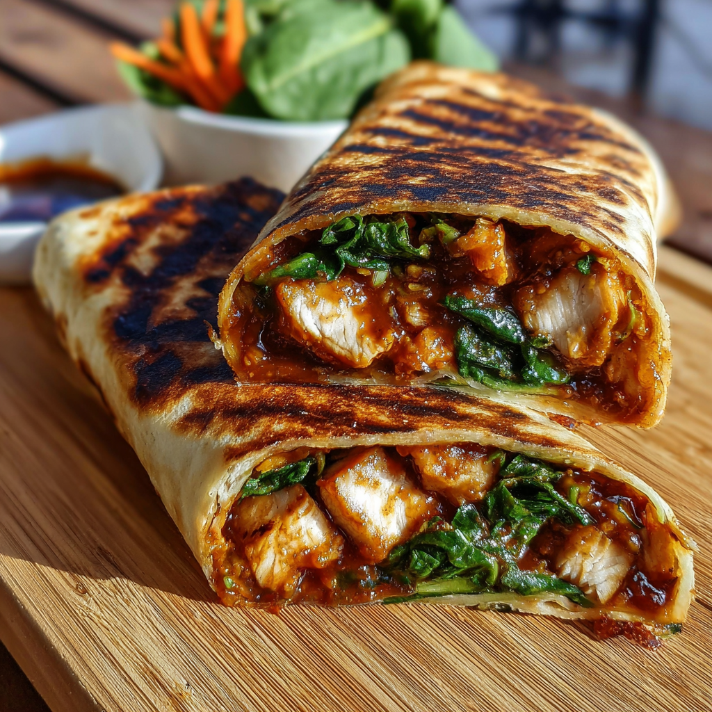 Sweet Chili Chicken Wraps