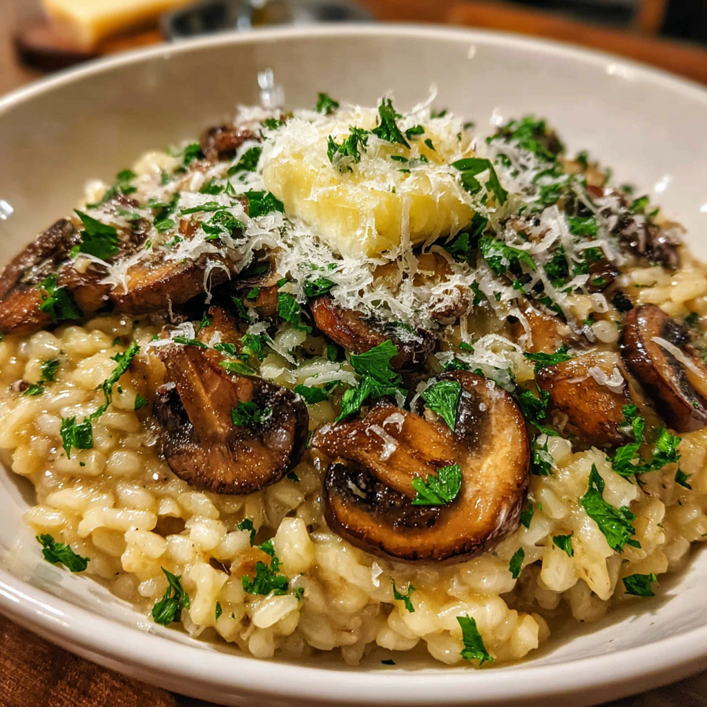 Creamy Mushroom Risotto