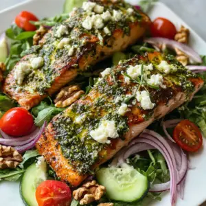 Herb-Crusted Salmon Salad