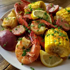 Seafood Boil Old Bay Feast