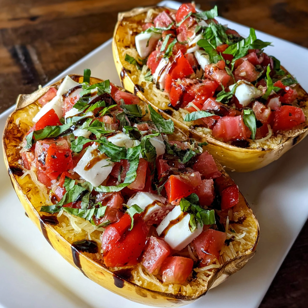 Spaghetti Squash Caprese
