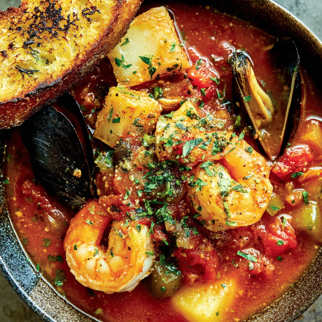 Bouillabaisse French Seafood Stew