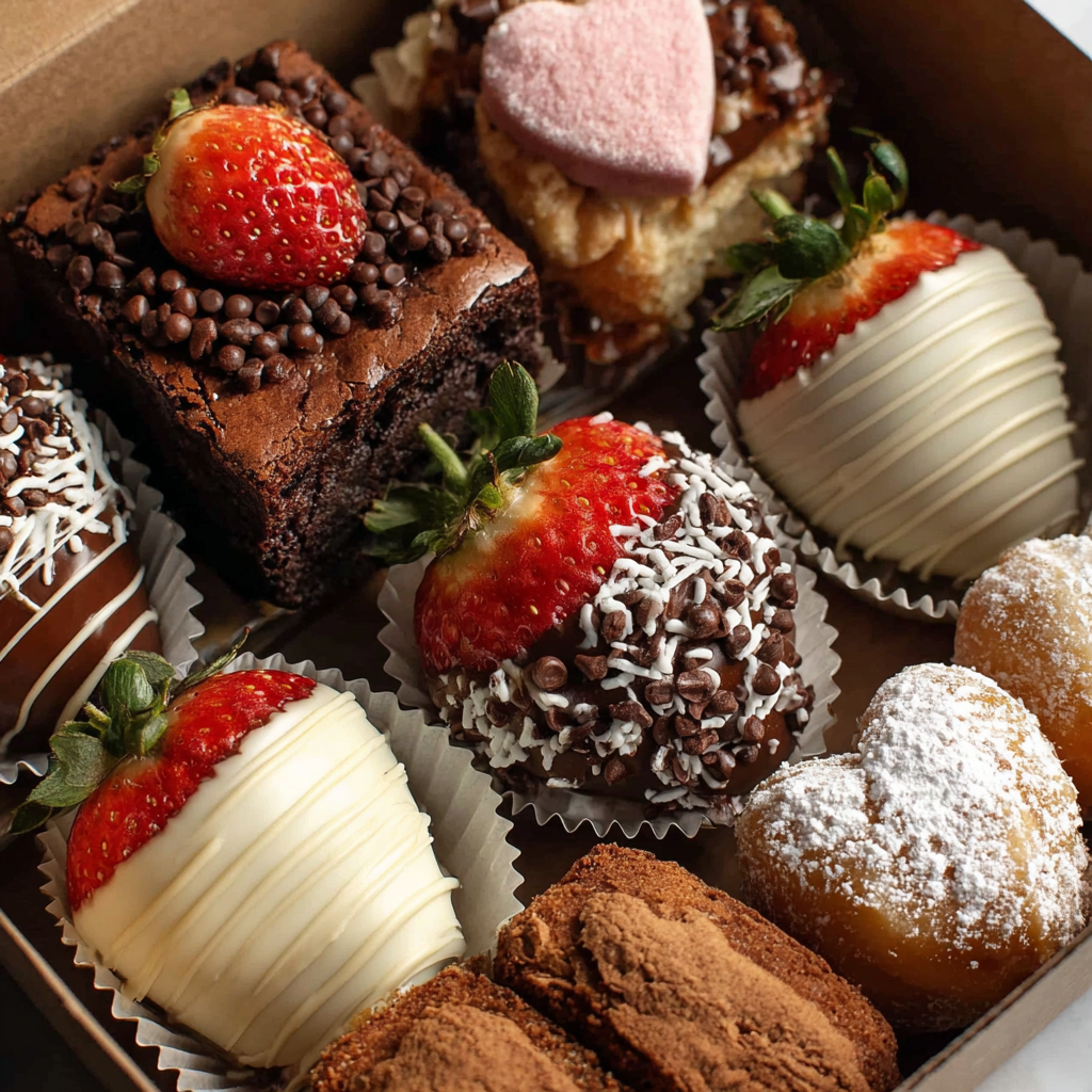 Valentine’s Day Dessert Gift Box Ideas