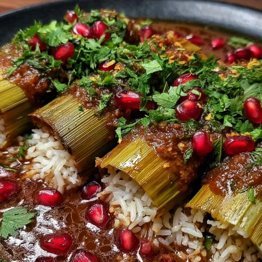 Elegant Stuffed Leeks with Beef