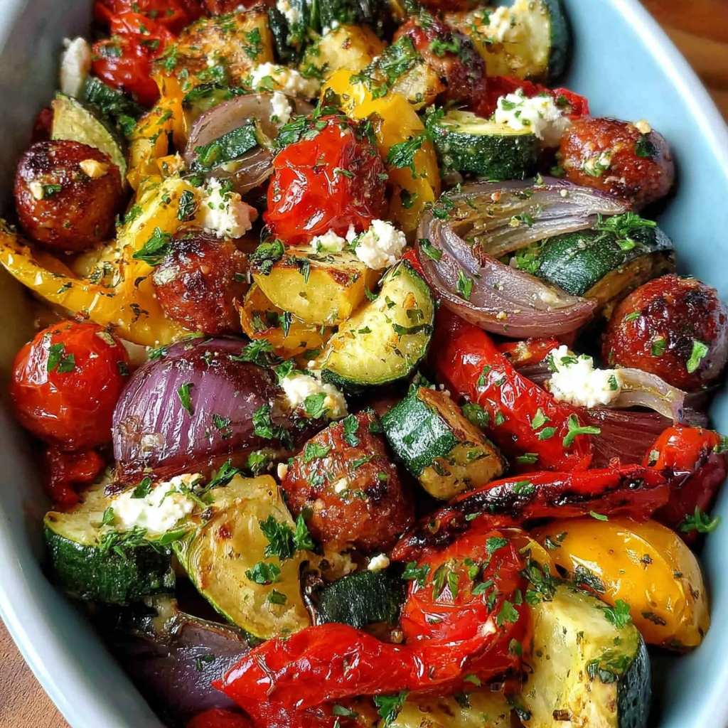 Roasted Mediterranean Greek Vegetables