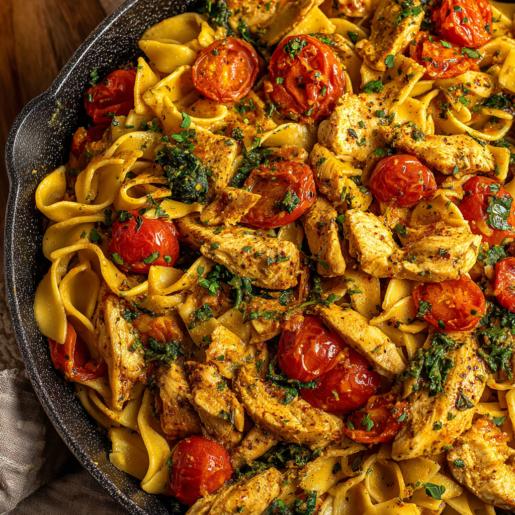 Weeknight Creamy Tuscan Chicken Pasta