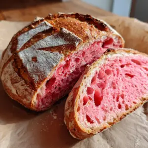 Pink Sourdough Bread