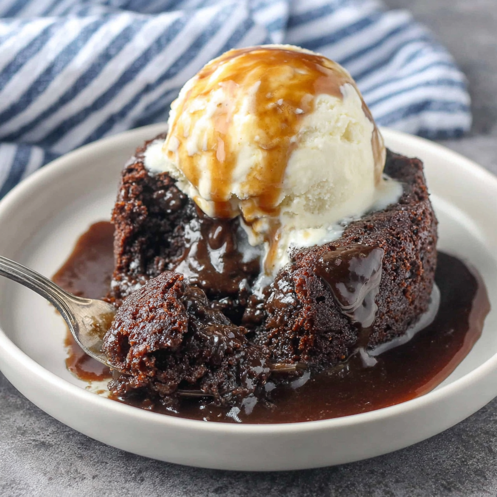 Slow Cooker Chocolate Lava Cake