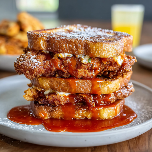French Toast Fried Chicken Sandwich