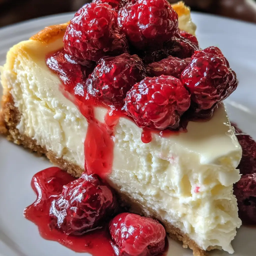 White Chocolate Raspberry Cheesecake Bliss