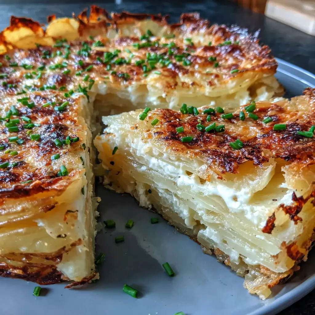 Creamy Cheese and Potato Pie
