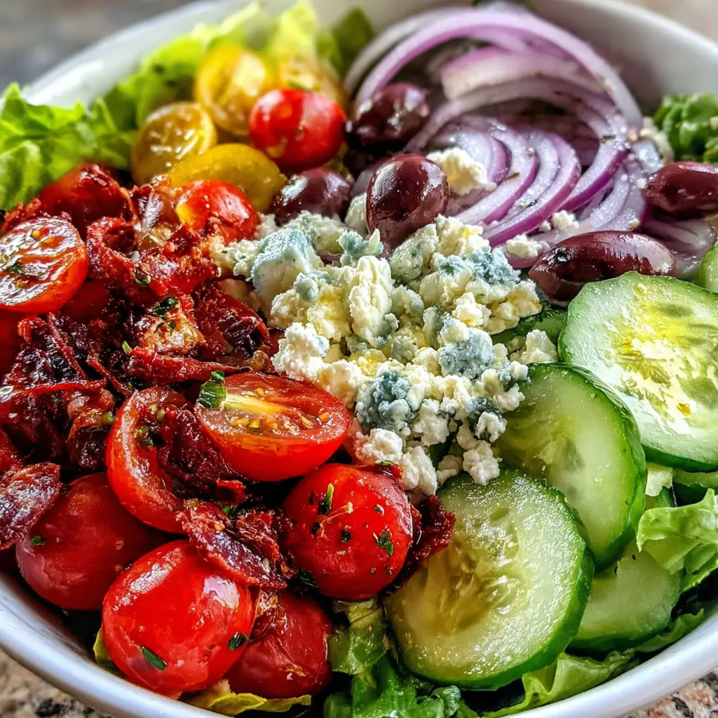 Mediterranean Green Salad Bowl