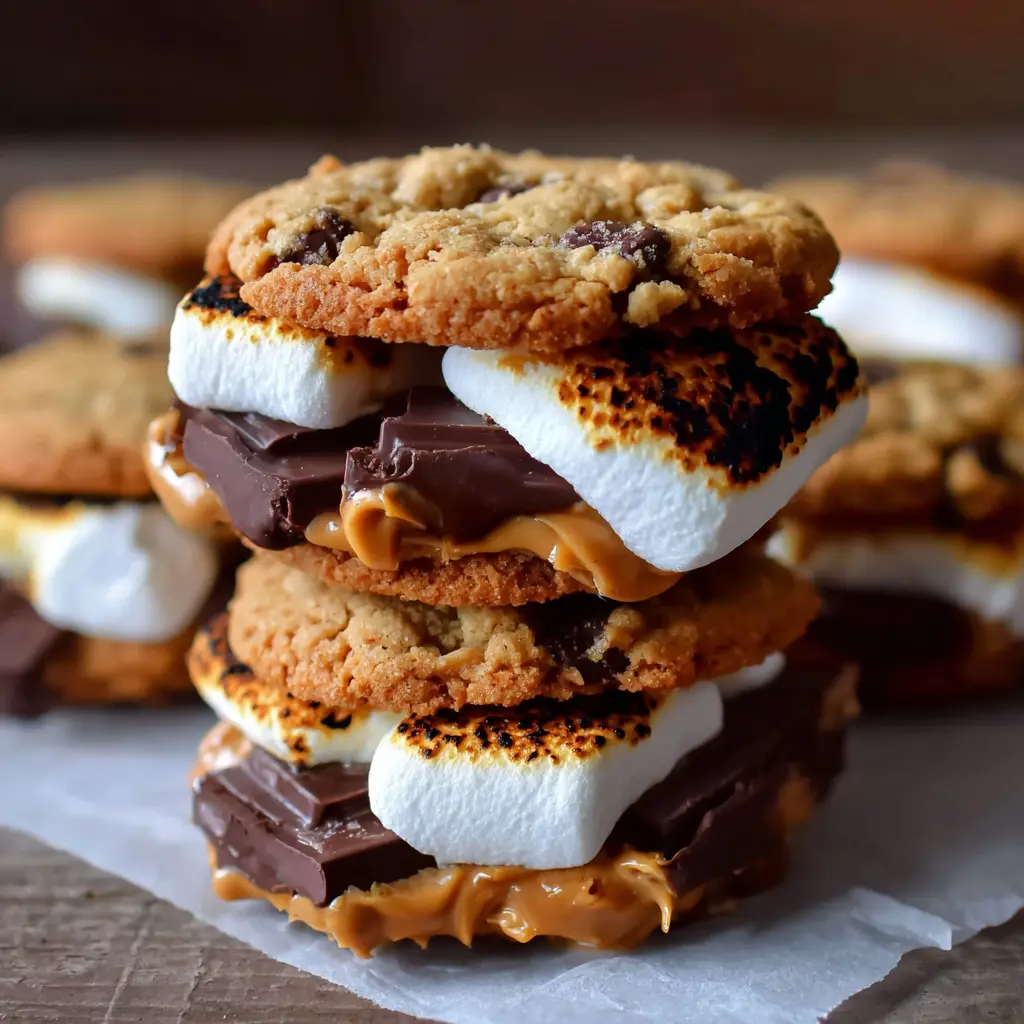 Peanut Butter Choc Chip S’mores
