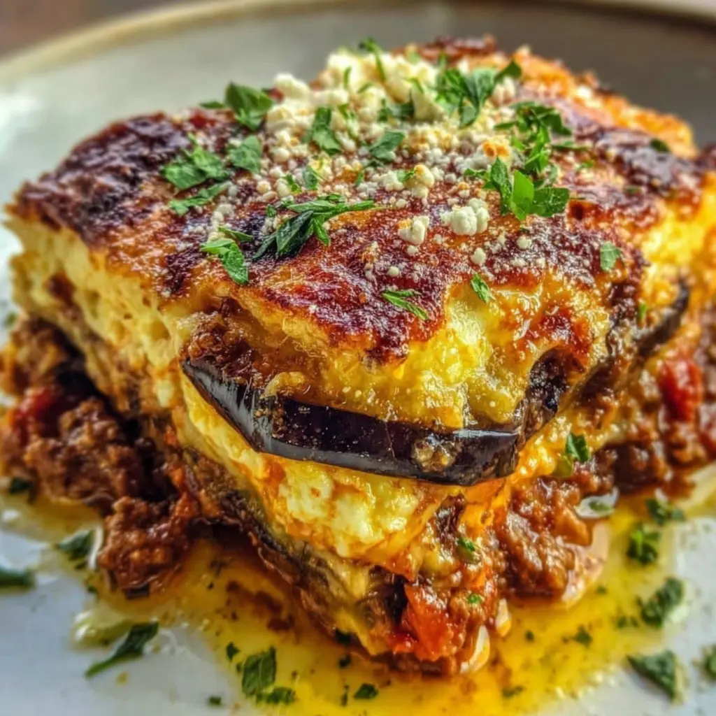 Greek Eggplant Lasagna Lamb