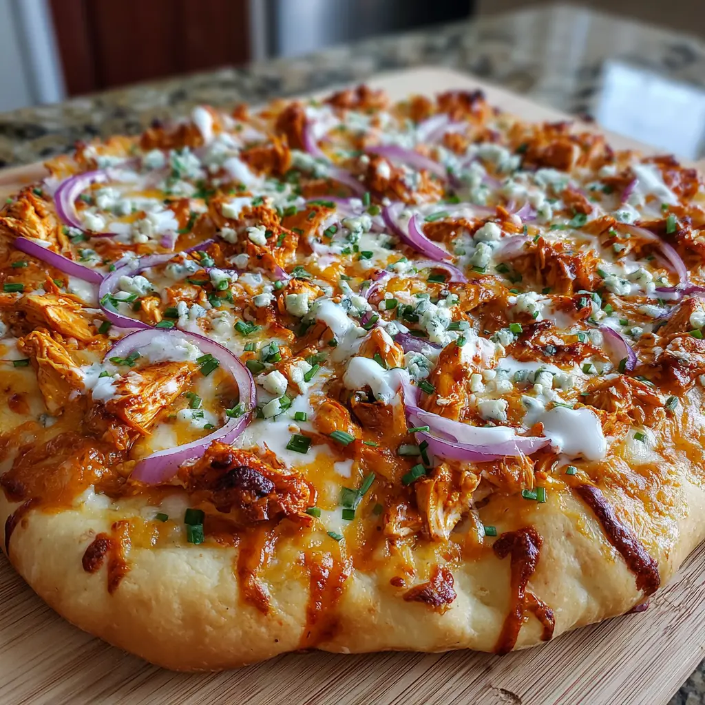 Bold Buffalo Chicken Pizza