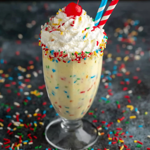 Cake Batter Milkshake Recipe
