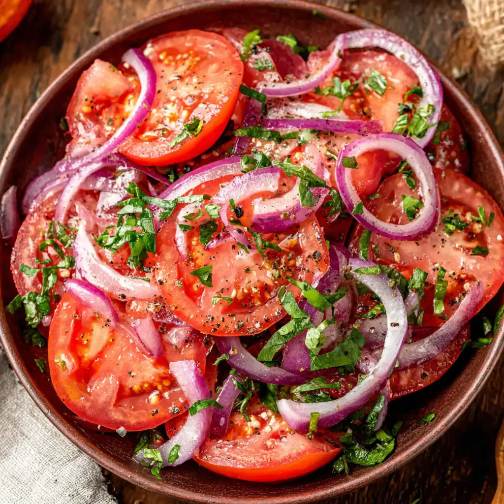 Marinated Tomato Onion Salad