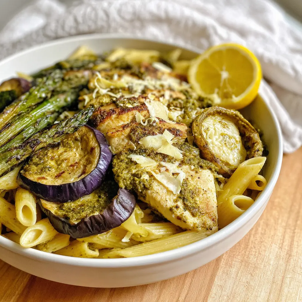 Sheet Pan Pesto Ricotta Chicken