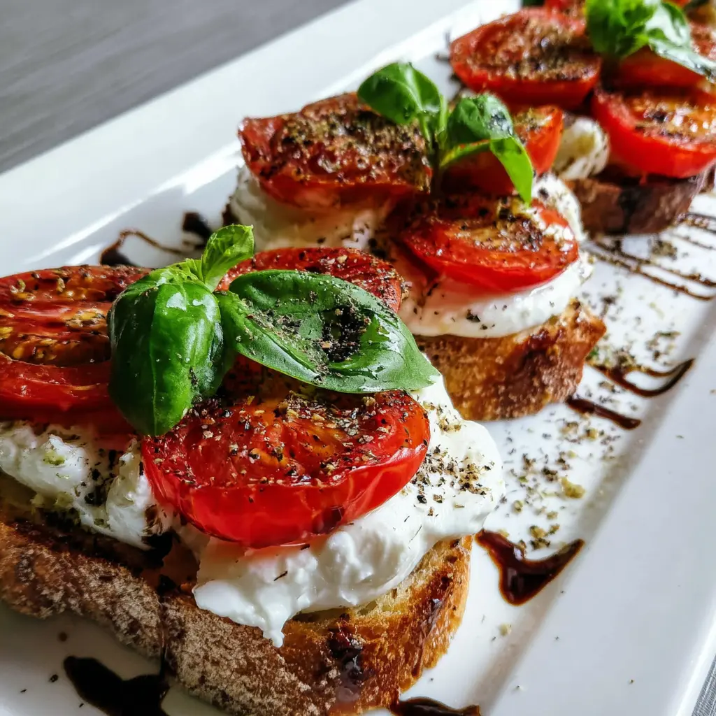 Tomato Burrata Toast