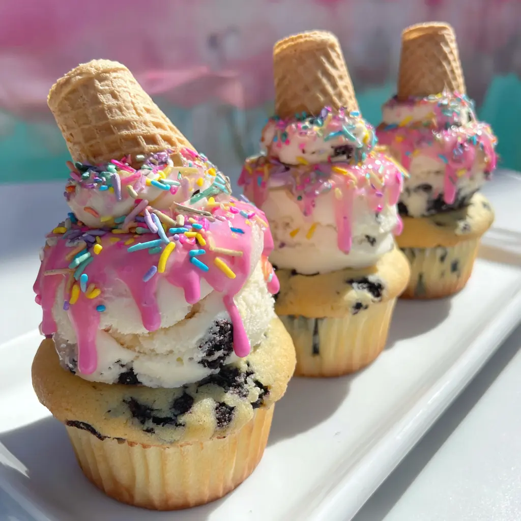 Ice Cream Cone Cupcakes