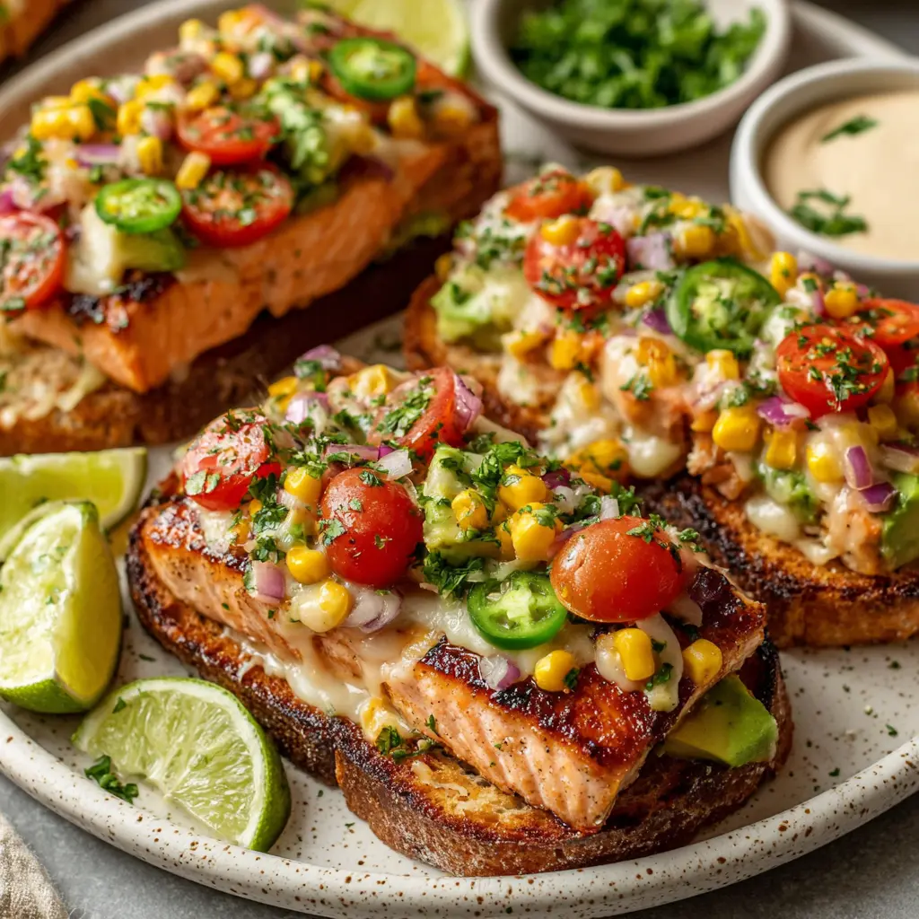 Zesty Salmon and Avocado Toast
