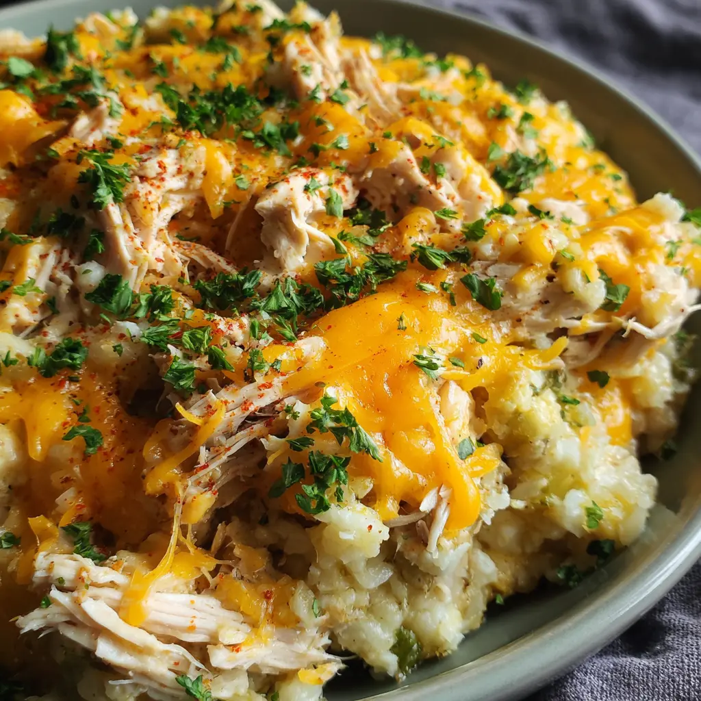 Healthy Chicken Cauliflower Casserole