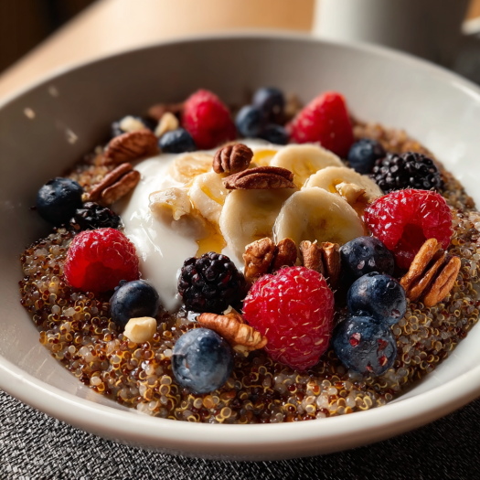 Buckwheat Groats Breakfast Bowl