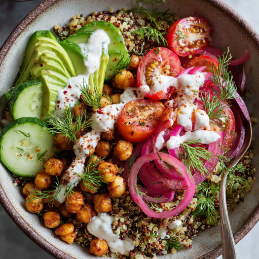 Mediterranean Quinoa Bowl
