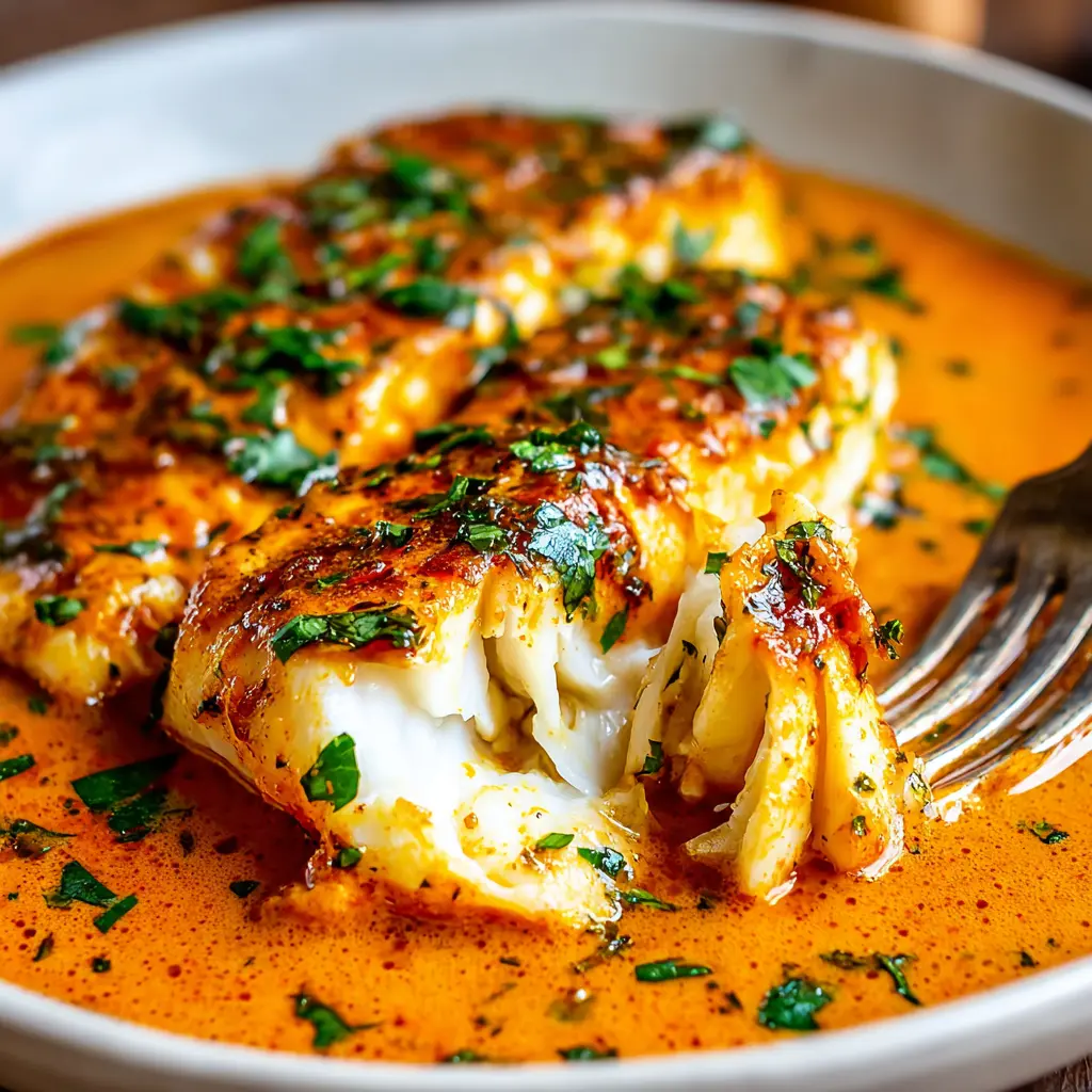 Quick Tilapia in Roasted Pepper Sauce