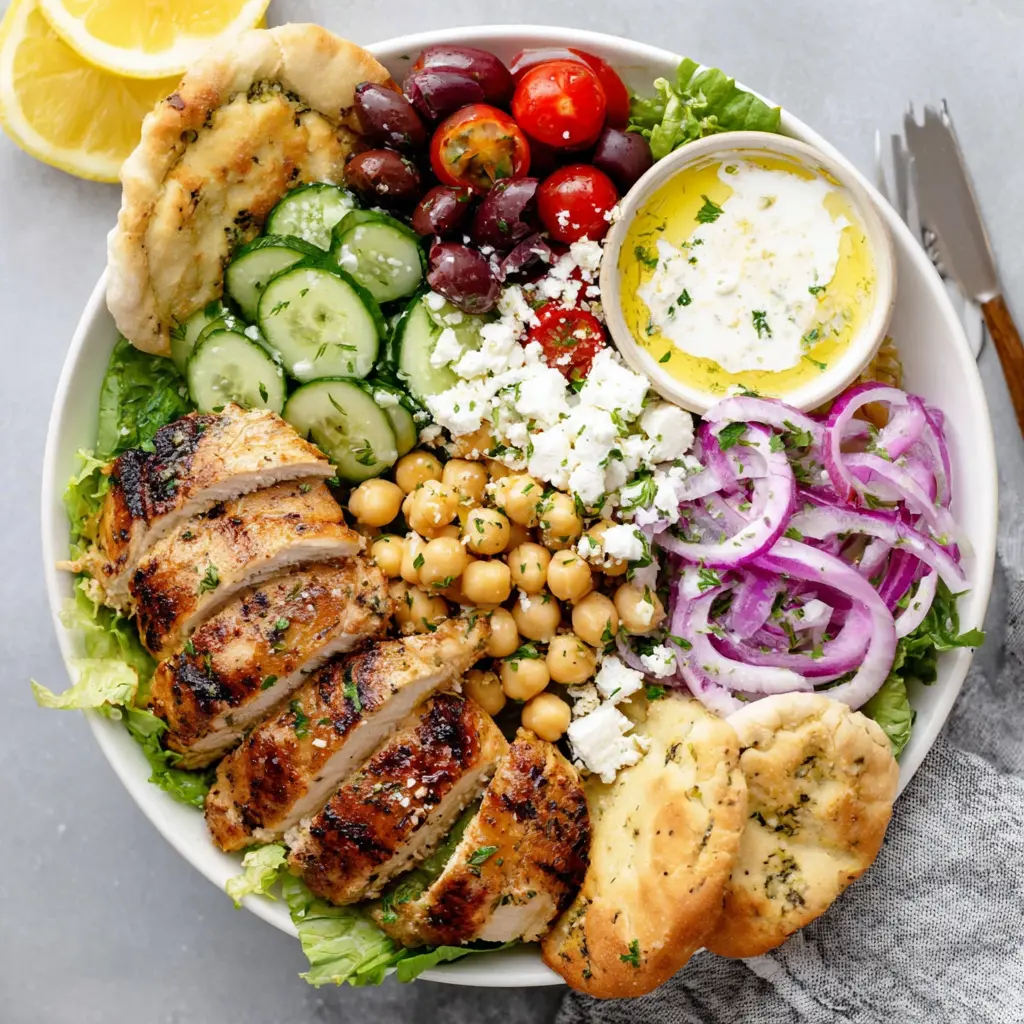 Greek Chicken Bowls