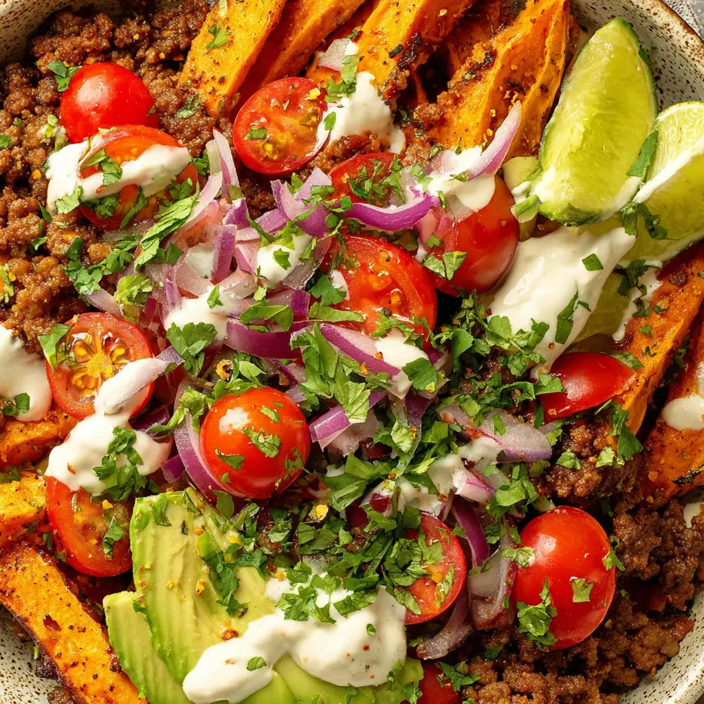 Healthy Sweet Potato Taco Bowl Recipe