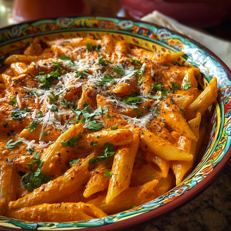 Creamy Spicy Penne alla Vodka