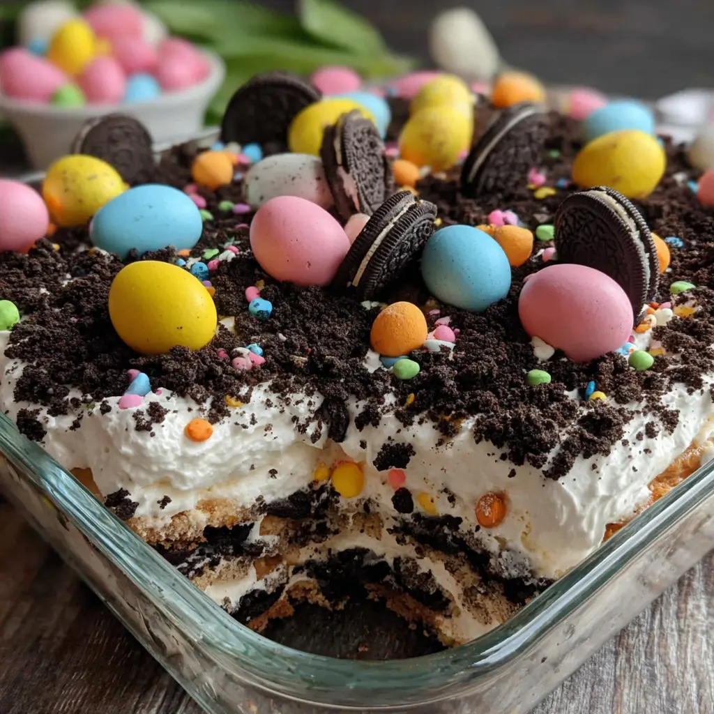 Easter Dirt Cake Casserole