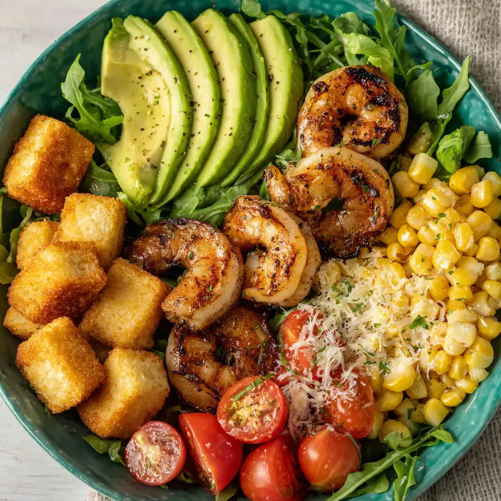 Tofu and Shrimp Protein Bowl