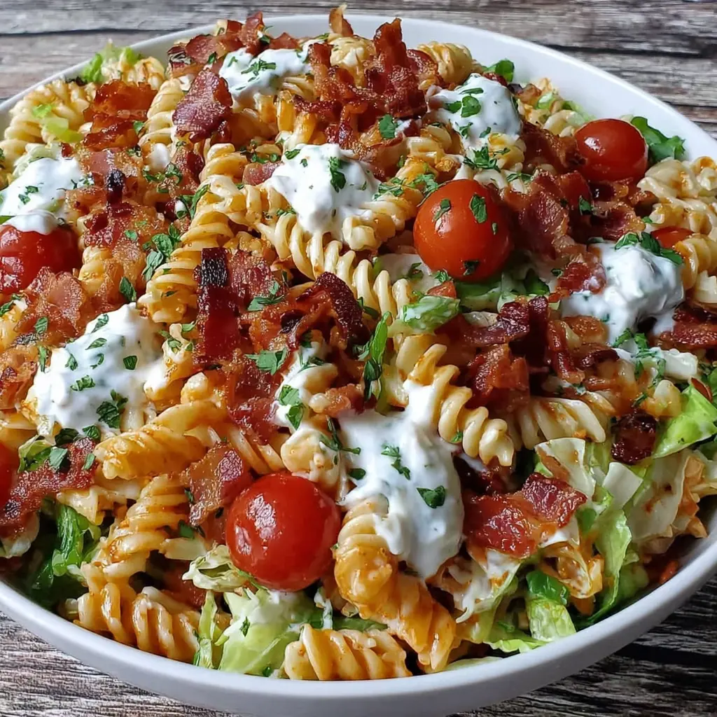Creamy BLT Pasta Salad