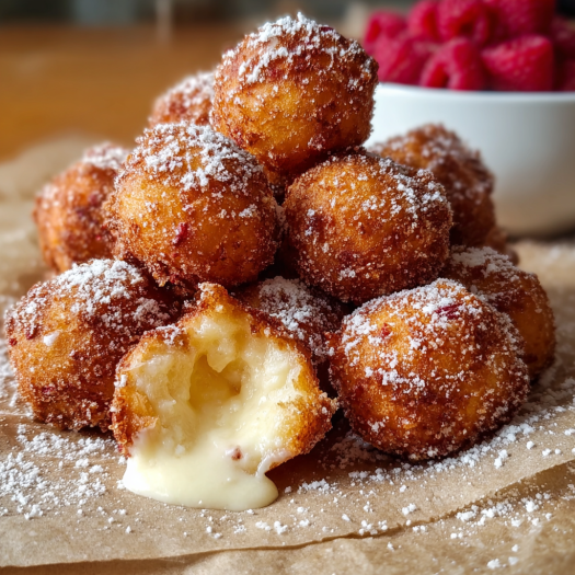 Crispy Fried Cheesecake Bites