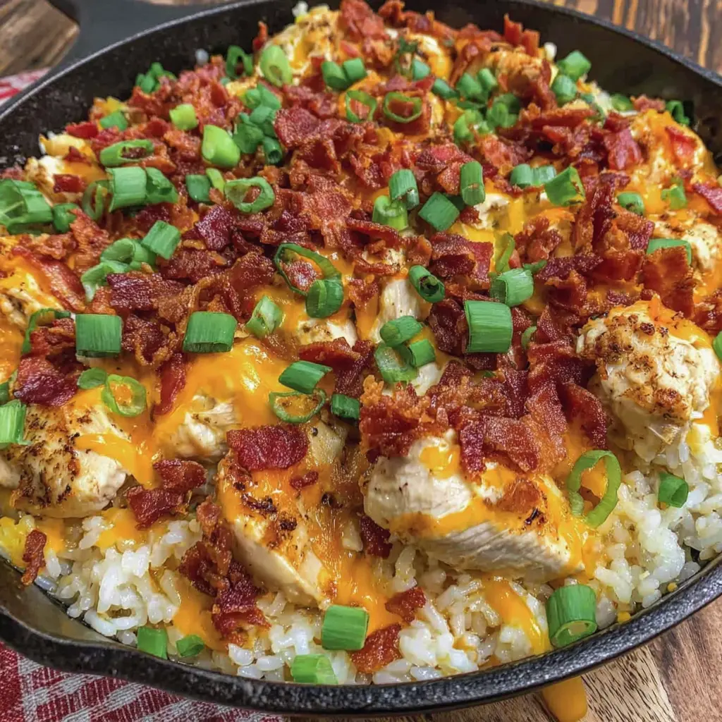 Crack Chicken and Rice Skillet